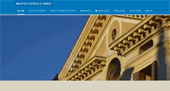 Desktop Screenshot of bibliotecacastellodigodego.it